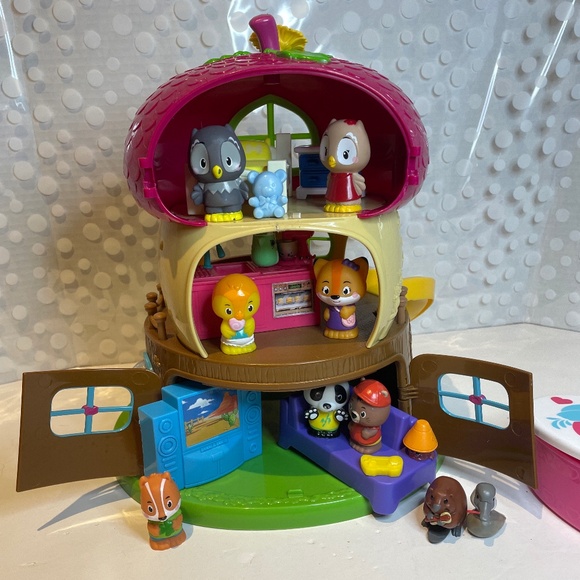 Li’l Woodzeez Other - Li’l Woodzeez Acorn Treehouse with 🦉Timber Tots Forest Friends